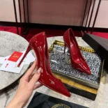 Christian Louboutin Women So Kate 120 mm Pumps Vog Patent Leather-Red