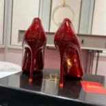 Christian Louboutin Women So Kate 120 mm Pumps Vog Patent Leather-Red