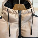 Dior Women DiorAlps Hooded Cropped Puffer Jacket Pink Quilted Technical Fabric