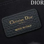 Dior Women Medium Dior Bobby Bag Black Grained Calfskin M9337USKU