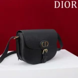Dior Women Medium Dior Bobby Bag Black Grained Calfskin M9337USKU