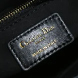 Dior Women Small Lady Dior My ABCDior Bag Black Cannage Lambskin