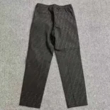 Fendi Men Black Fabric Trousers FB0767A6WJF0QT6