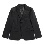 Fendi Men Jacket Black Fabric Blazer FJ0498A4QQF0QT6