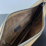 Fendi Unisex Simply Fendi Medium Beige Leather Bag