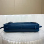 Fendi Unisex Simply Fendi Medium Blue Leather Bag