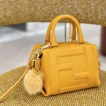 Fendi Women Nappa FF Mini Cube Bag-Orange 8BS089AQEOF10A2