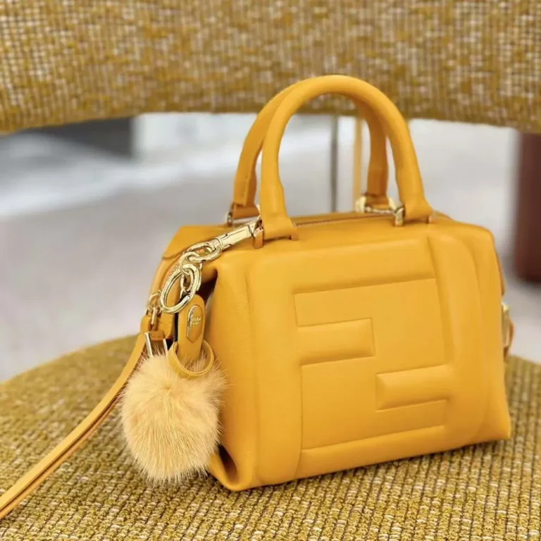 Fendi Women Nappa FF Mini Cube Bag-Orange 8BS089AQEOF10A2