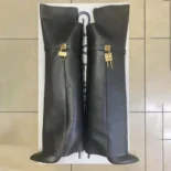 Givenchy Women Shark Lock Stiletto Over-the-knee Boots in Leather-Black