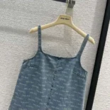 Miu Miu Women Denim Dress GWA20914HT