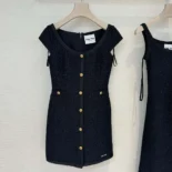 Miu Miu Women Lamé Bouclé Dress MF565316DKF0002SOOO