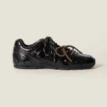 Miu Miu Women New Balance X Miu Miu 530 SL Patent Leather Sneakers