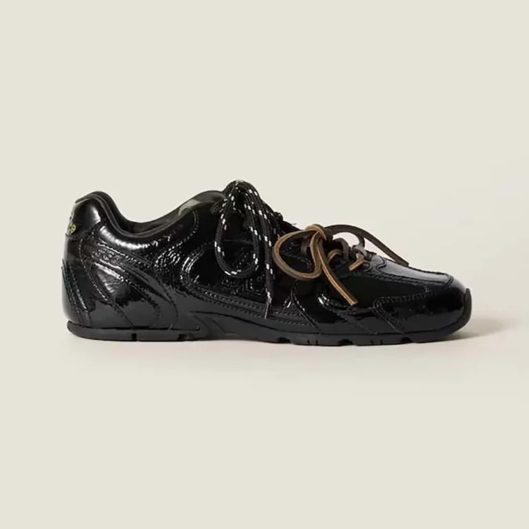 Miu Miu Women New Balance X Miu Miu 530 SL Patent Leather Sneakers
