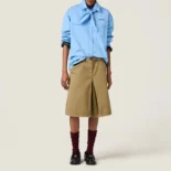 Miu Miu Women Poplin Shirt with Scarf MK191810RG