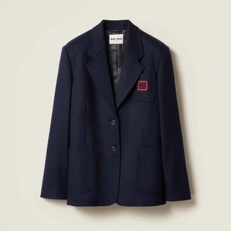Miu Miu Women Single-breasted Velour Jacket MH1769
