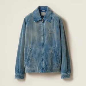 Miu Miu Women Washed Corduroy Blouson Jacket ML1152