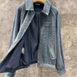 Miu Miu Women Washed Corduroy Blouson Jacket ML1152