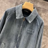 Miu Miu Women Washed Corduroy Blouson Jacket ML1152