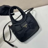 Prada Women Padded Re-Nylon Mini-bag with Bow 1BA359