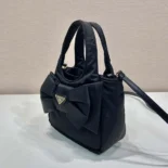 Prada Women Padded Re-Nylon Mini-bag with Bow 1BA359