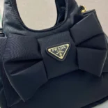 Prada Women Padded Re-Nylon Mini-bag with Bow 1BA359