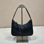 Prada Women Re-Edition Re-Nylon Mini Bag with Studs 1BC515