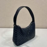 Prada Women Re-Edition Re-Nylon Mini Bag with Studs 1BC515