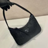 Prada Women Re-Edition Re-Nylon Mini Bag with Studs 1BC515