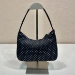 Prada Women Re-Edition Re-Nylon Mini Bag with Studs 1BC515