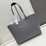 Saint Laurent YSL Unisex Shopping Saint Laurent Leather-Grey 600281CSV0J1112