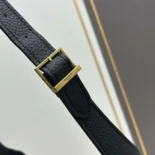 Saint Laurent YSL Women Le 5 à 7 Hobo in Grained Leather-Black