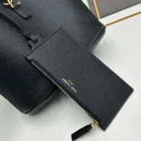 Saint Laurent YSL Women Le 5 à 7 Hobo in Grained Leather-Black