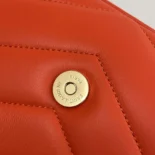 Saint Laurent YSL Women Loulou Medium in Matelasse Lambskin-Orange