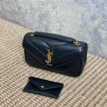 Saint Laurent YSL Women Loulou Mini in Lambskin-Black 821749AAEAX1000