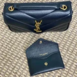 Saint Laurent YSL Women Loulou Mini in Lambskin-Black 821749AAEAX1000