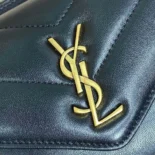 Saint Laurent YSL Women Loulou Mini in Lambskin-Black 821749AAEAX1000