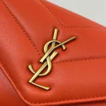 Saint Laurent YSL Women Loulou Mini in Lambskin-Orange 821749AAEAX1000