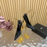 Saint Laurent YSL Women Regine Pumps in Satin Crepe 8060219QAB11000