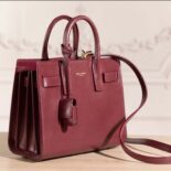 Saint Laurent YSL Women Sac De Jour in Smooth Leather-Burgundy