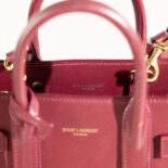 Saint Laurent YSL Women Sac De Jour in Smooth Leather-Burgundy