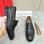 Salvatore Ferragamo Men Moccasin with Gancini Ornament 021688