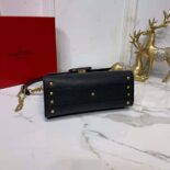 Valentino Women Small Vsling Grainy Calfskin Handbag-Black