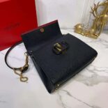 Valentino Women Small Vsling Grainy Calfskin Handbag-Black