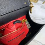 Valentino Women Small Vsling Grainy Calfskin Handbag-Black