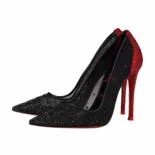 Christian Louboutin Women Degrastrass Red Carpet 100 mm-Black