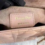 Dior Women Medium Lady Dior Bag Blush Cannage Lambskin
