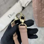 Dior Women Medium Lady Dior Bag Blush Cannage Lambskin