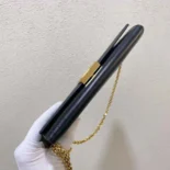 Fendi Women Shoulder Bag Chain Black Leather Wallet