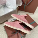 Loro Piana Unisex Babouche Charms Walk Loafers-Pink