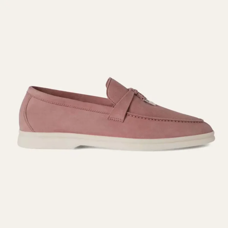Loro Piana Unisex Summer Charms Walk Loafers-Pink